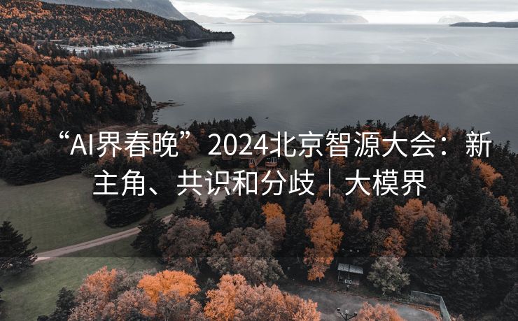 “AI界春晚”2024北京智源大会：新主角、共识和分歧｜大模界